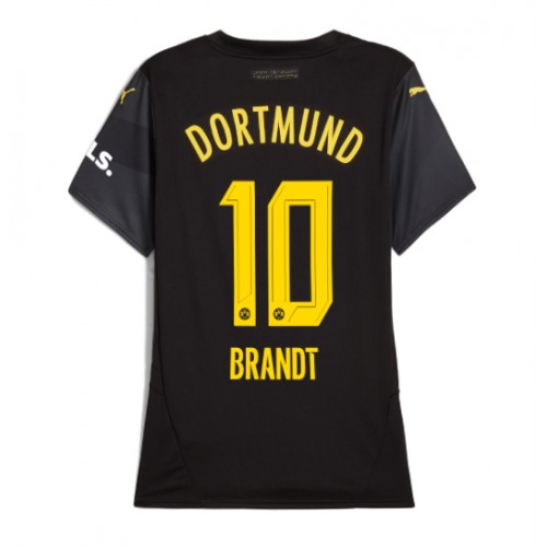 Fotballdrakt Dame Borussia Dortmund Julian Brandt #10 Bortedrakt 2024-25 Kortermet